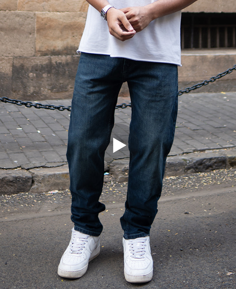 Dark Indigo Regular Fit Basic Denim Jeans