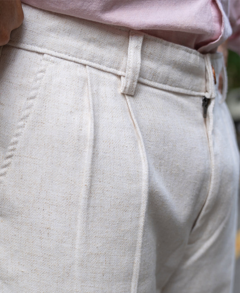 Natural Linen Blend Pant