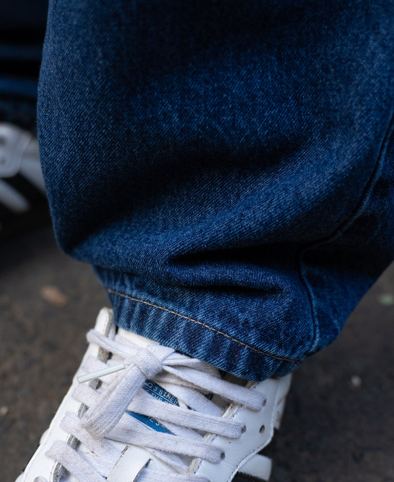 Blue Ombre Baggy Fit Jeans