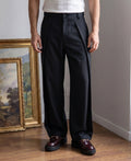 Black Pleated Trouser
