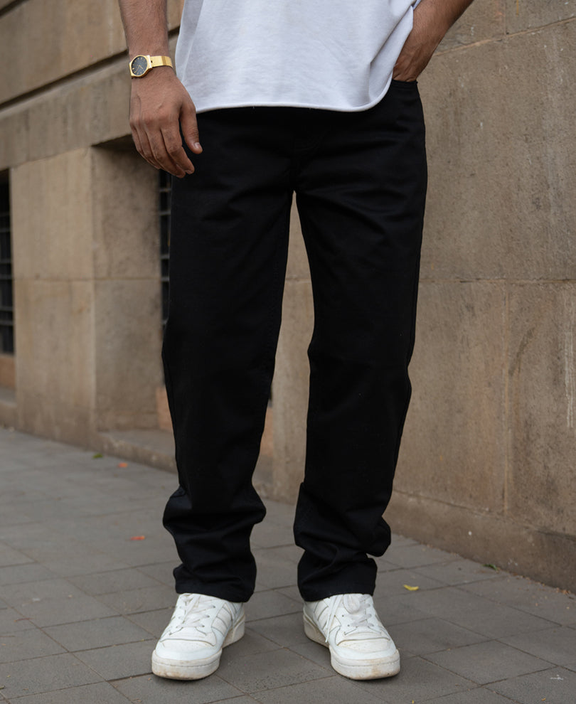 Jet Black Stretch Jeans