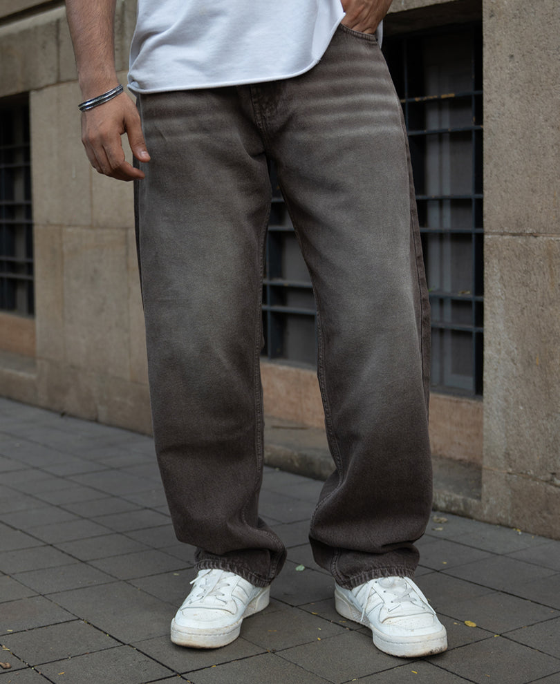 Light Brown Washed Jeans