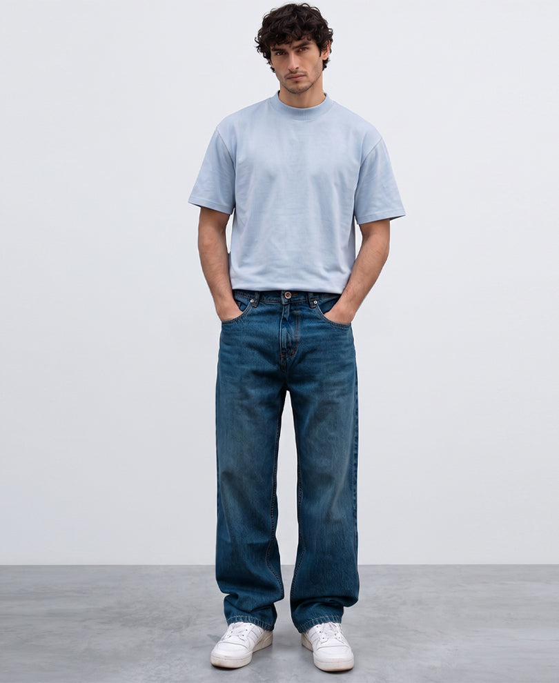 Baggy Fit Denim Jeans
