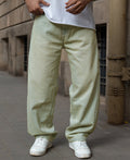 Tinted Blue Barrel Fit Jeans