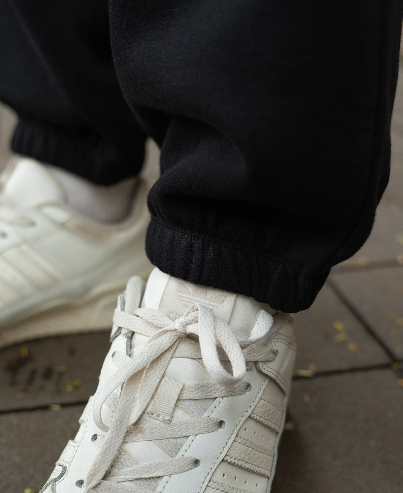 Black Knit Joggers