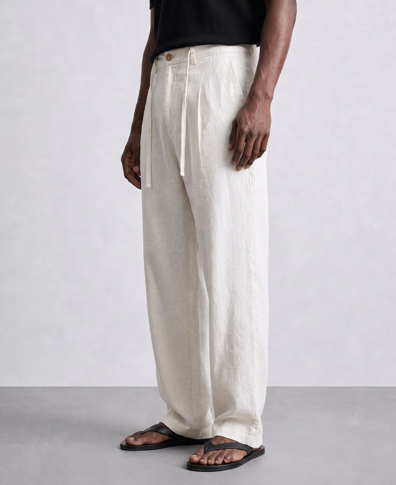Natural Linen Trousers
