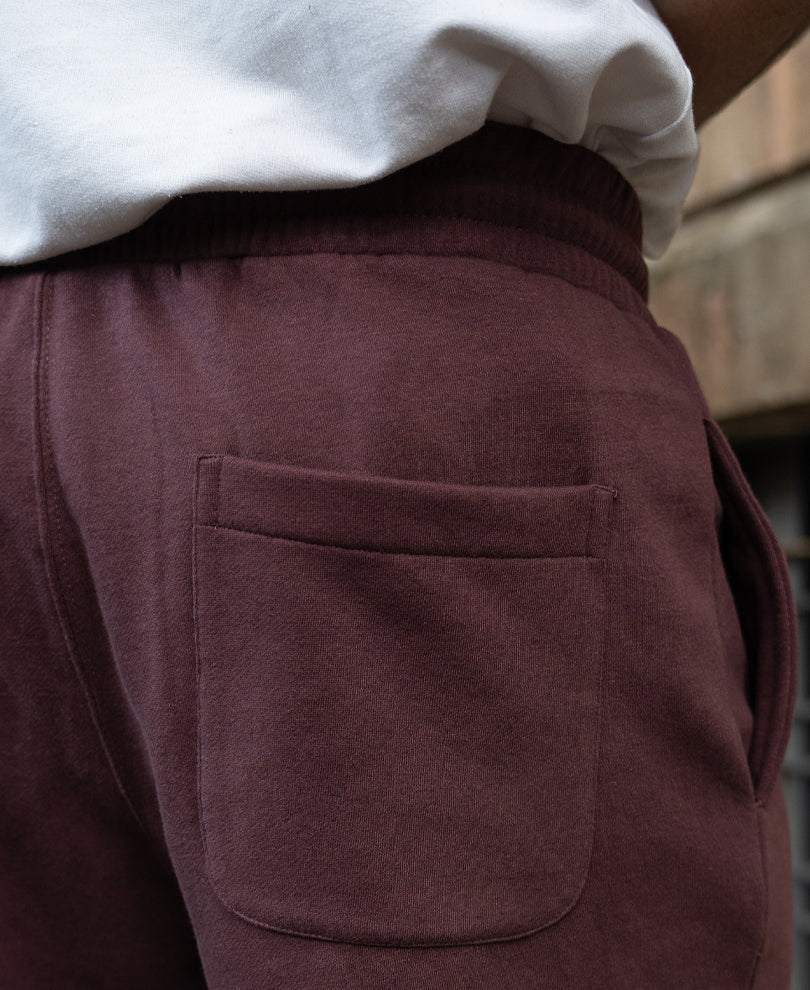 Brown Knit Joggers