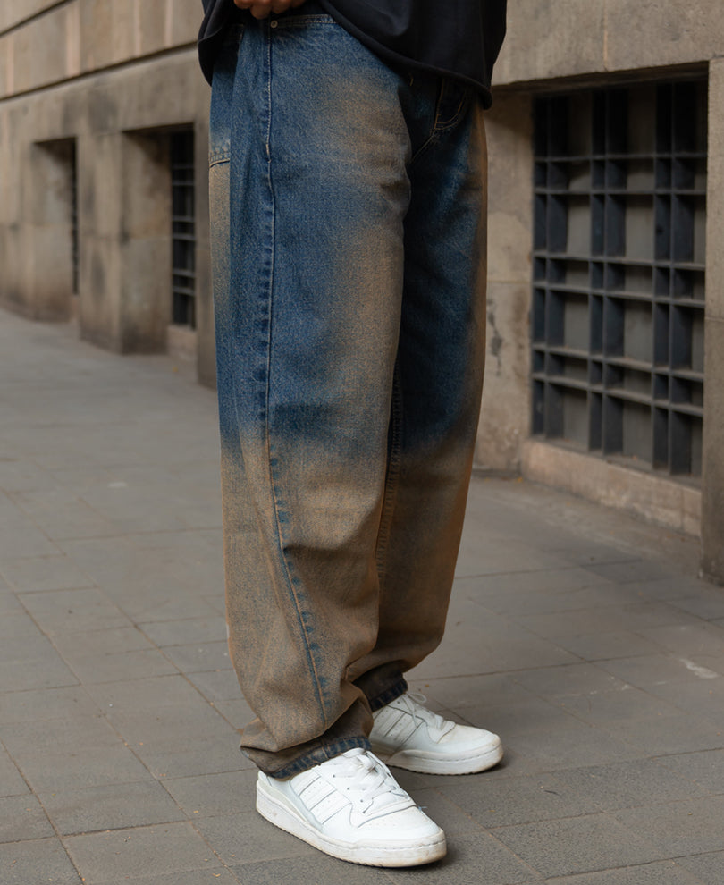 Blue Vintage Wash Jeans