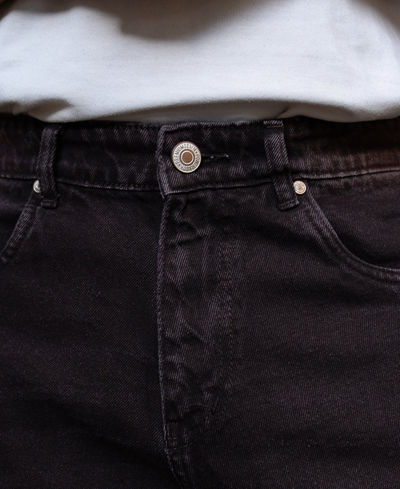 Coffee Brown Washed Jeans