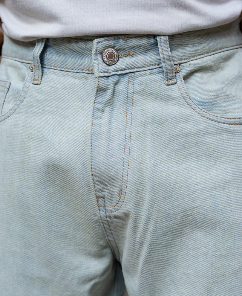 Ombre Blue Barrel Fit Jeans