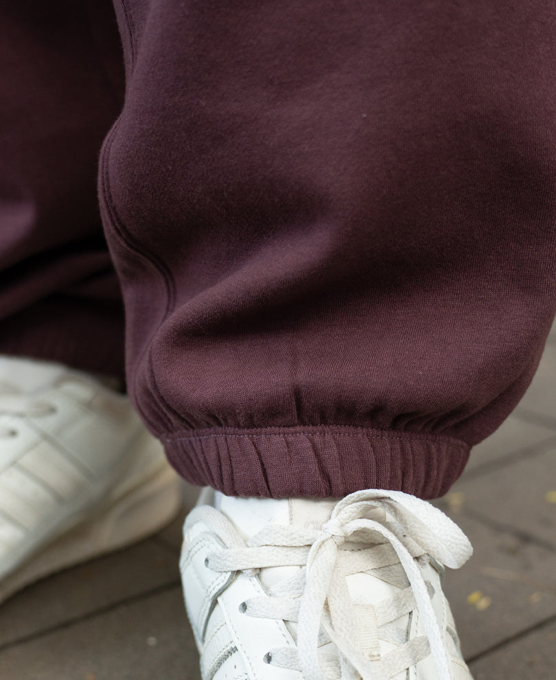 Brown Knit Joggers