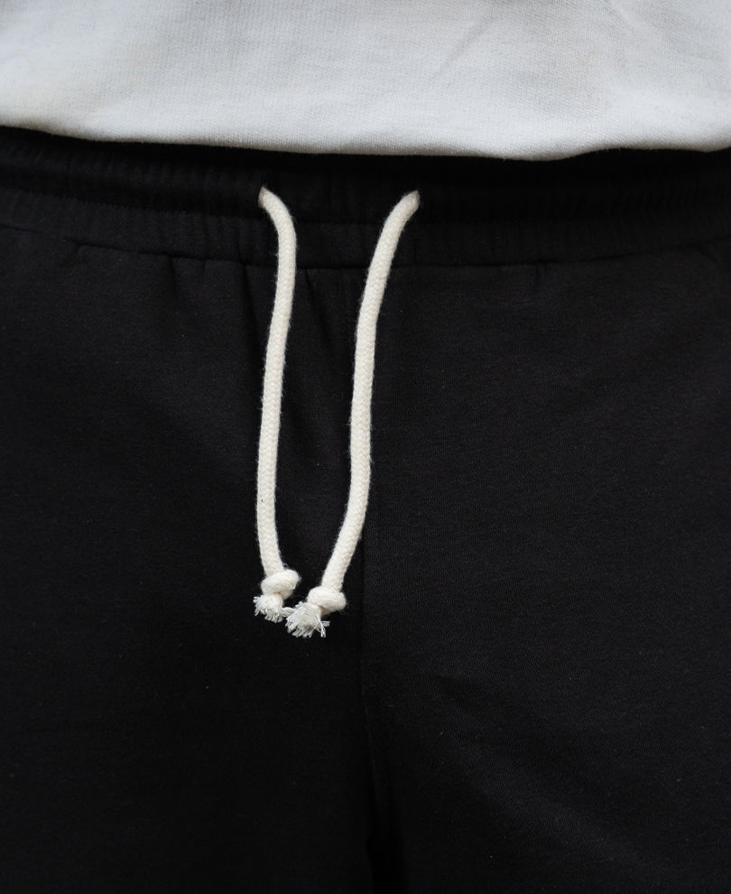 Black Knit Joggers