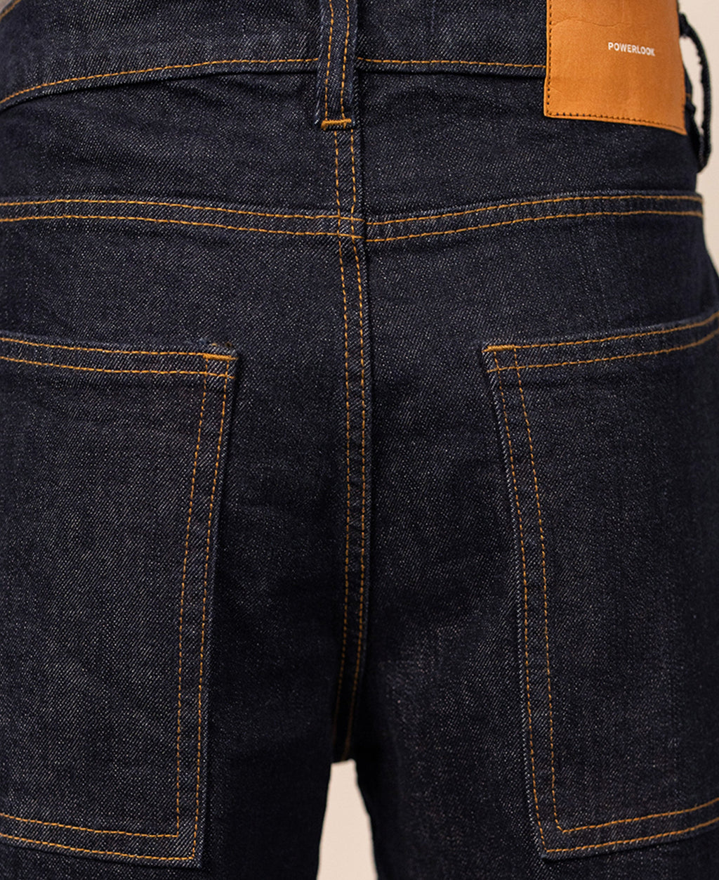 Dark Blue Barrel Fit Jeans