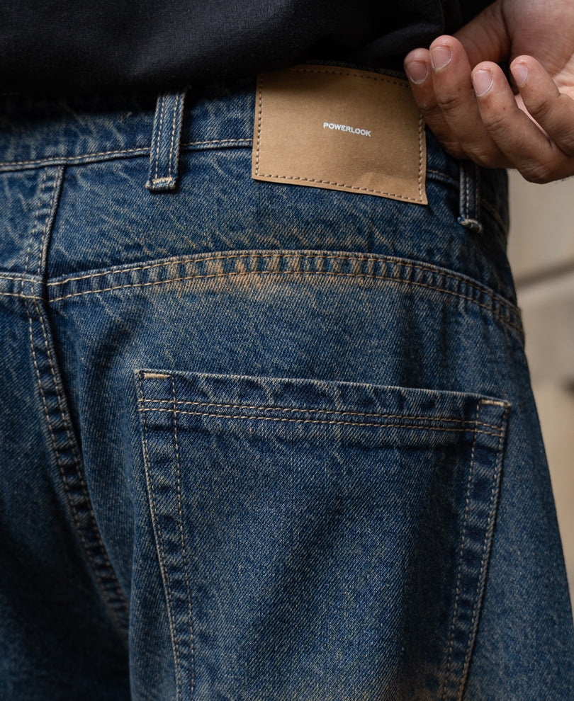 Blue Vintage Wash Jeans