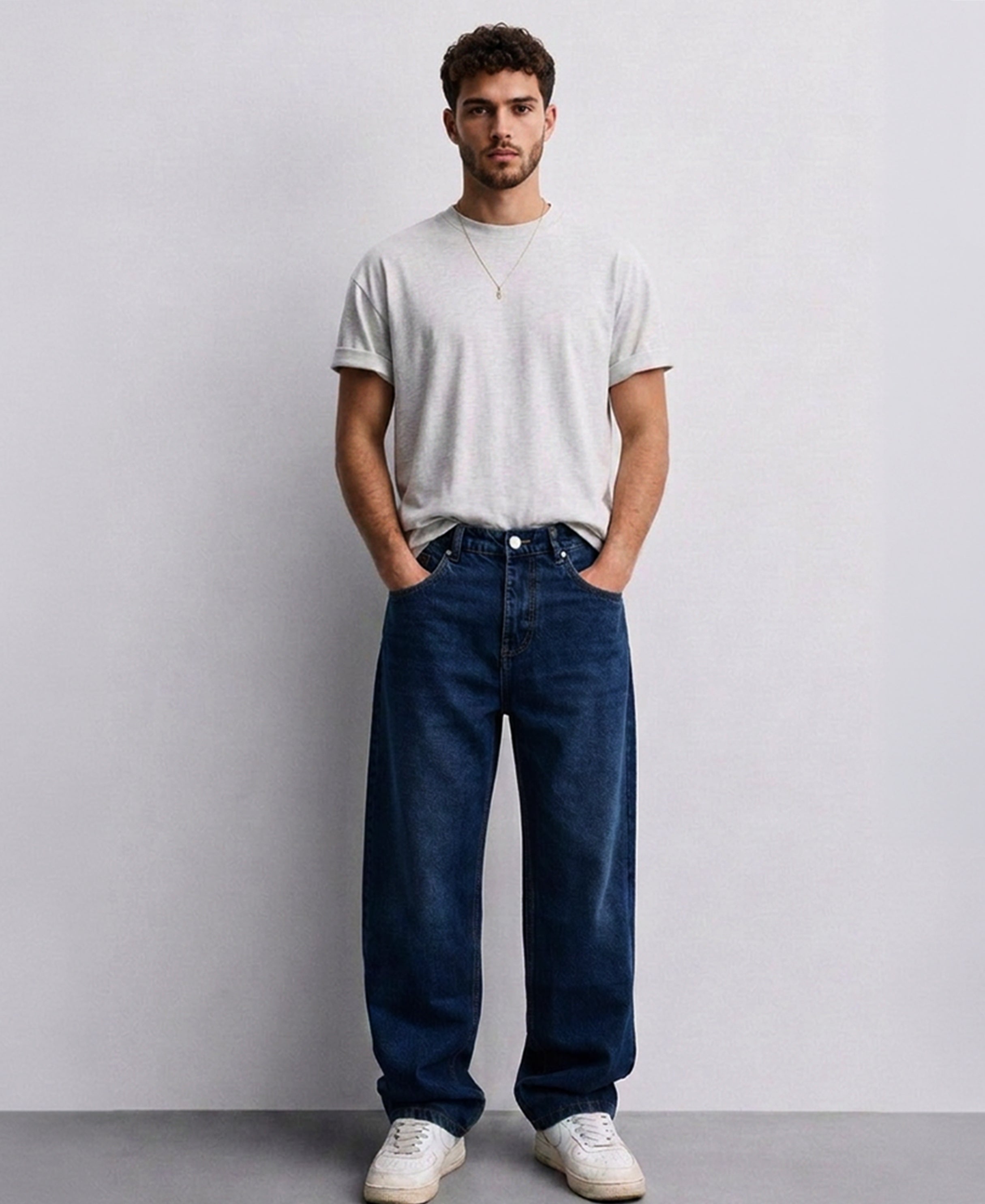Baggy Fit Denim Jeans